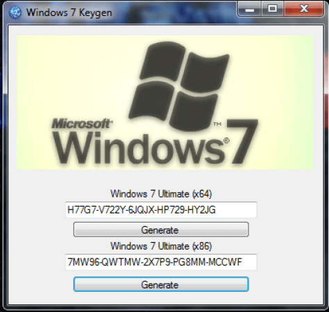 Windows 7 enterprise product key